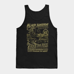 "BLACK SUNSHINE" OLIVE TAN Tank Top